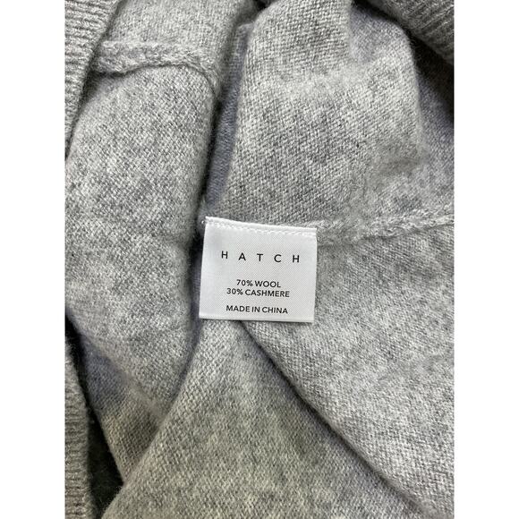 Hatch 'The Estella' Grey Wool Turtleneck Sweater Size 4 - NWT - Picture 5 of 5